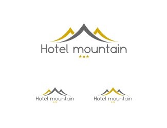 Projekt logo dla firmy Hotel Moutain | Projektowanie logo