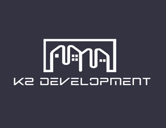 Projekt graficzny logo dla firmy online k2 development