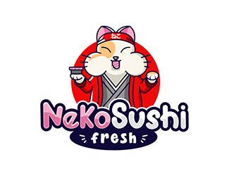 Neko Sushi - projektowanie logo - konkurs graficzny