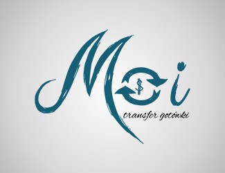 Projekt graficzny logo dla firmy online Moi - transfer gotówki