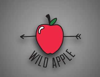 Projekt graficzny logo dla firmy online Wild Apple