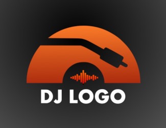 Projekt graficzny logo dla firmy online DJ Logo