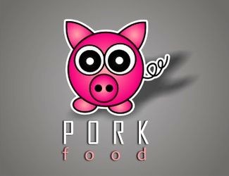 Projekt logo dla firmy PIG PORK | Projektowanie logo