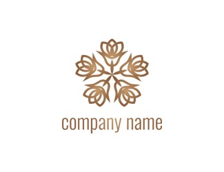 Projekt graficzny logo dla firmy online flower