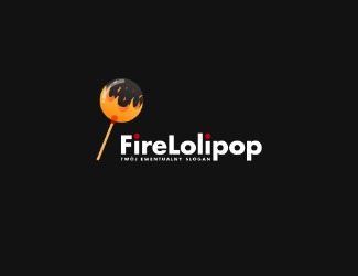 Projekt logo dla firmy FireLolipop | Projektowanie logo