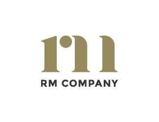 Projekt graficzny logo dla firmy online RM logo