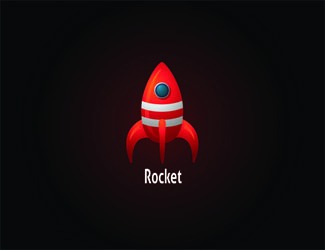 Projekt logo dla firmy rocket name | Projektowanie logo