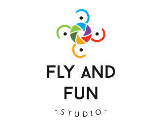 Projekt logo dla firmy Fly and Fun Studio | Projektowanie logo