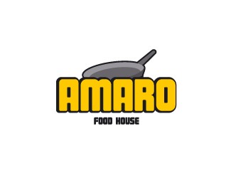 Projekt graficzny logo dla firmy online Restauracja Amaro Food House