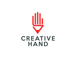 Projekt logo dla firmy Creative hand | Projektowanie logo