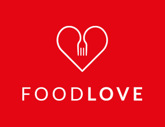 Projekt logo dla firmy Food Love | Projektowanie logo