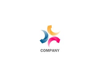 Projekt graficzny logo dla firmy online strzałki