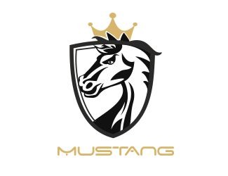 Projekt graficzny logo dla firmy online Mustang
