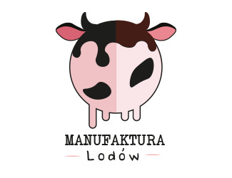 Projektowanie logo dla firm online Manufaktura lodów