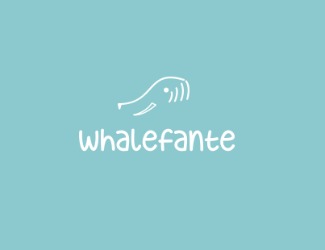 Projekt graficzny logo dla firmy online Whalefante