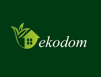 ekodom2 - projektowanie logo - konkurs graficzny