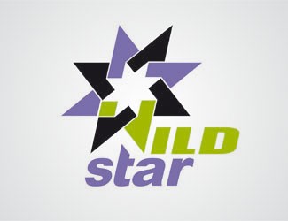 Projekt graficzny logo dla firmy online wildstar