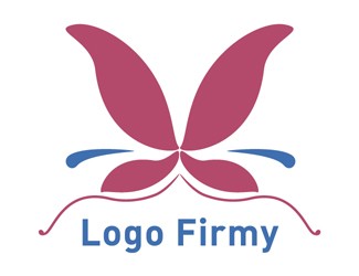 Projekt graficzny logo dla firmy online motyl