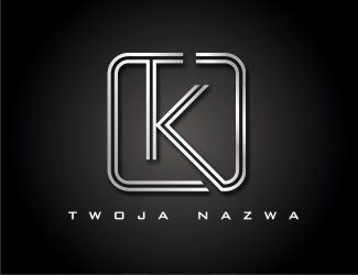 Projekt graficzny logo dla firmy online TK KT