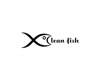Projekt graficzny logo dla firmy online clean fish