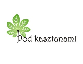 Projekt graficzny logo dla firmy online Pod kasztanami