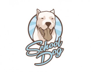Projekt graficzny logo dla firmy online school dog