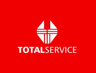Projekt graficzny logo dla firmy online TotalService