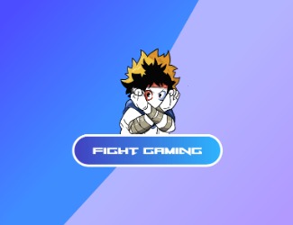 Projekt graficzny logo dla firmy online Fight Gaming