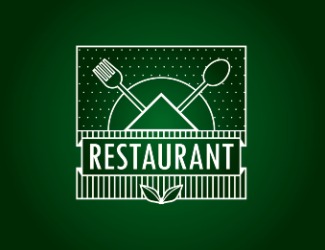 Projekt graficzny logo dla firmy online Restaurant