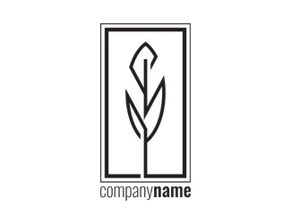 Projekt logo dla firmy piórko | Projektowanie logo