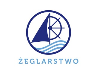 Projekt graficzny logo dla firmy online żeglarstwo