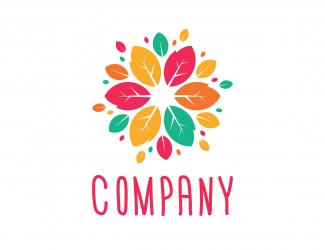 Projekt graficzny logo dla firmy online Liście