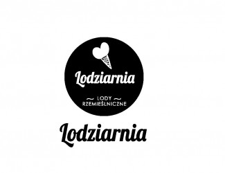 Projekt graficzny logo dla firmy online Lodziarnia