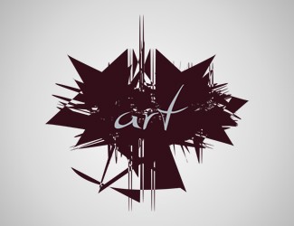 Projekt graficzny logo dla firmy online Art, czyli sztuka
