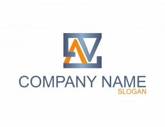 Projekt graficzny logo dla firmy online AV VA Company Name
