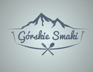 Projekt logo dla firmy Górskie Smaki | Projektowanie logo