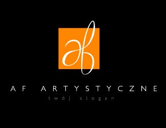 Projekt graficzny logo dla firmy online AF ltery