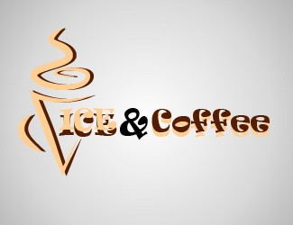 Projekt graficzny logo dla firmy online Ice&Coffee
