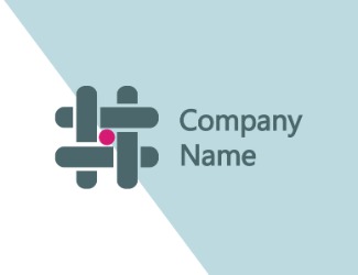 Projekt graficzny logo dla firmy online hasztag