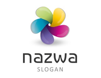 Projekt logo dla firmy kwiat | Projektowanie logo