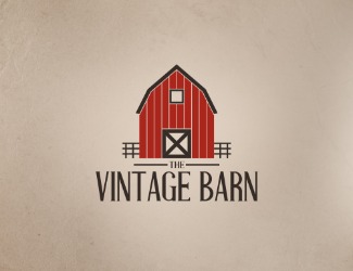Projekt graficzny logo dla firmy online The Vintage Barn