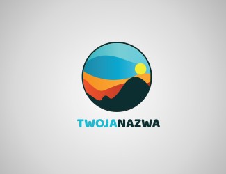 Projekt graficzny logo dla firmy online Podróże