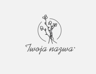 Projekt logo dla firmy Kwiaty | Projektowanie logo