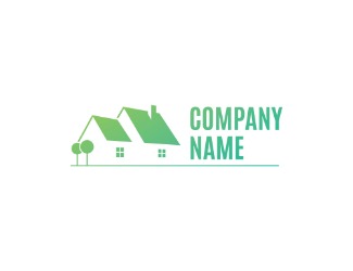 Projekt graficzny logo dla firmy online Zielony dom