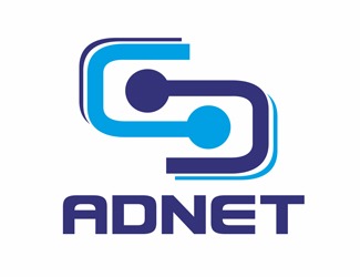 Projekt graficzny logo dla firmy online adnet
