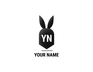 Projekt graficzny logo dla firmy online Black Rabbit