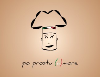 Projekt graficzny logo dla firmy online Po prostu (a)more