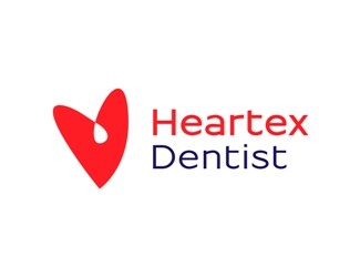 Projekt graficzny logo dla firmy online Heartex Dentist