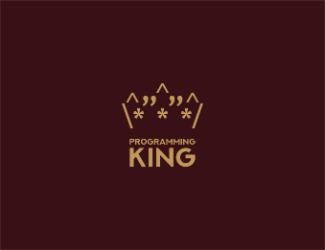 Projekt logo dla firmy Programming King | Projektowanie logo