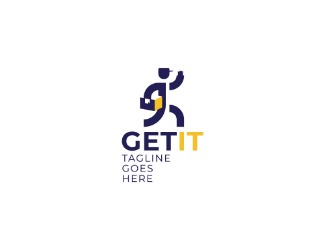 Projekt graficzny logo dla firmy online GetIt